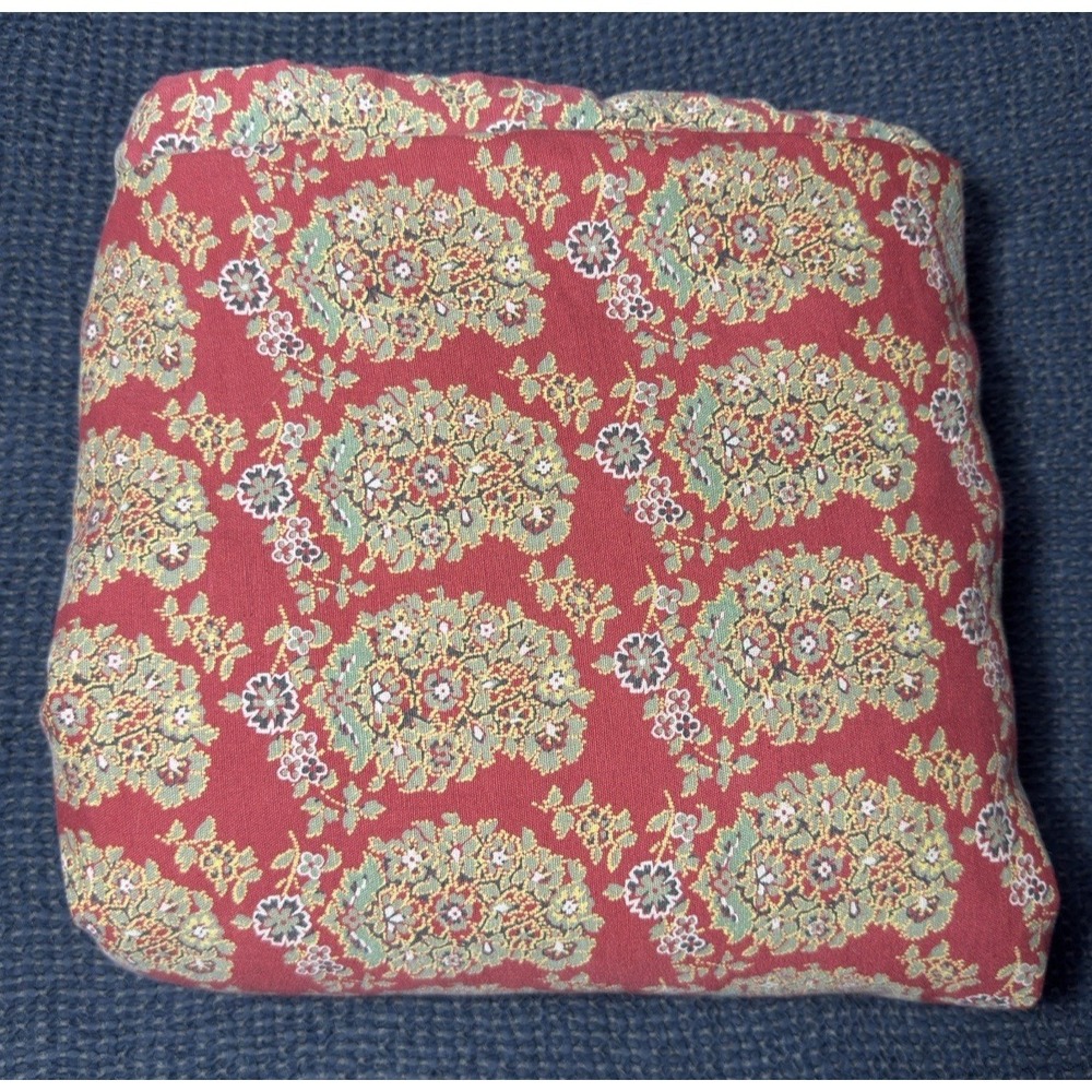 Pottery Barn Greta Bhotah Duvet Cover‎ KING Red Paisley Cotton Linen Blend Boho